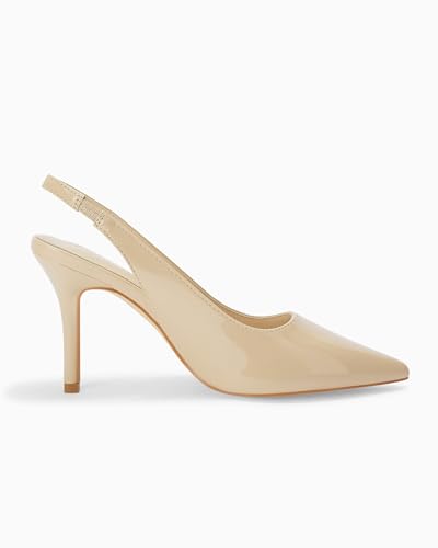 Image of Womens Slingback High Heels Pointed Toe Slip On Dress Shoes | Closed Toe,Stiletto Heels,Women's Pumps,Dressy Casual,Party,Wedding,Prom,Work Shoes,Going Out