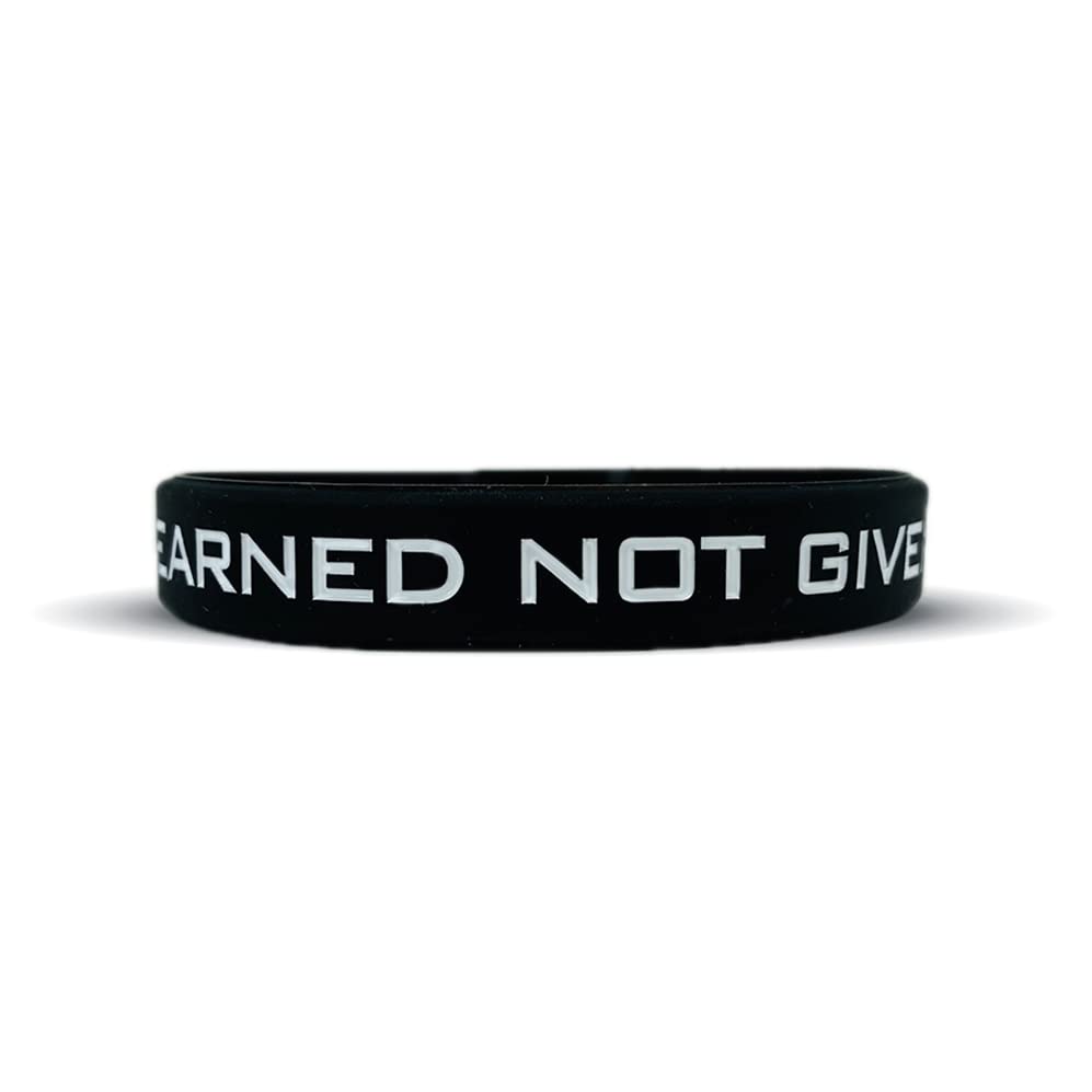 Motivational Wristbands - Standard & Youth Sizes! Perfect for Fitness, Sports, Work, Life. Wear Your Motivation! Sold Individually