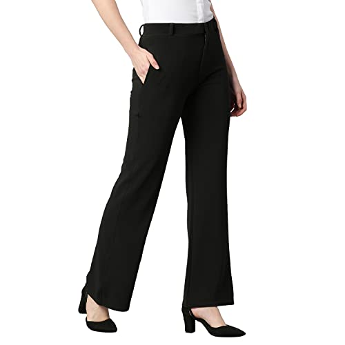 Image of Smarty Pants Women's Cotton Bell Bottom Formal Trouser