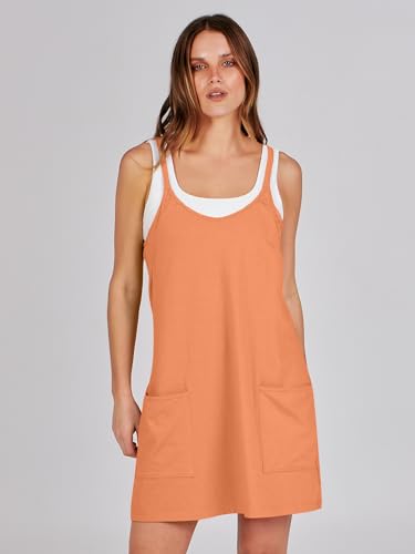 Image of ANRABESS Women Athletic Dress Summer Tennis Workout Active Sports Mini Romper Dress Built in Shorts Travel Vacation Clothes