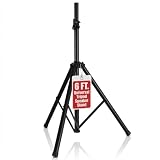 Pyle Universal Speaker Stand Mount Holder Heavy Duty Tripod w/ Adjustable Height from 40” to 71” and 35mm...