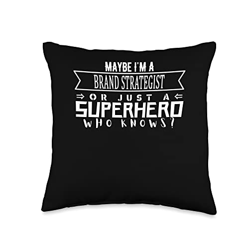 Funny Working & Profession BRAND STRATEGIST Throw Pillow