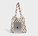 Fashion Beaded Tote Bag Purse - Boho Handwoven Rattan Purse Chic Crossbody Designer Handbag Beach Wedding Party Daily (Beige)