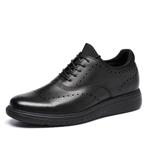 Image of DECARSDZ Mens Dress Casual Oxfords Shoes Lace-up Fashion Shoes Brogue Shoes for Men