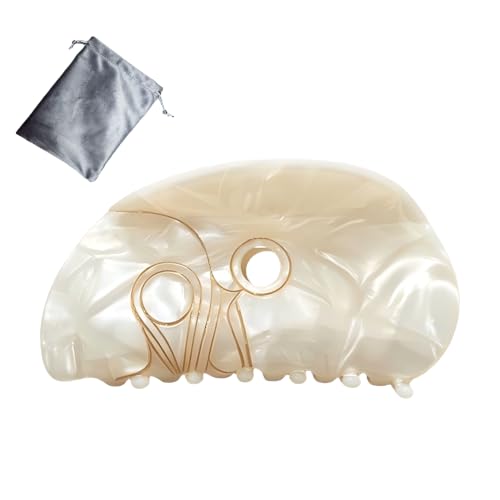 Acetate Hair Claw Clips, 3.5 Inch Medium Claw Clips for