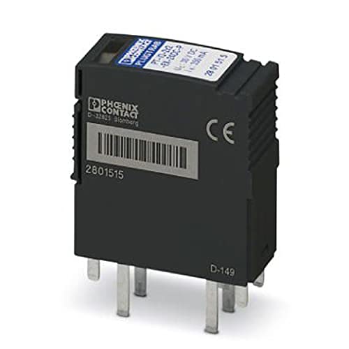 PHOENIX CONTACT PT-IQ-2X2-EX-24DC-P Überspannungsschutzstecker mit Integrierter Mehrstufiger Statusanzeige am Modul für zwei 2-adrige erdpotenzialfrei betriebene Ex-i-Signalkreise Nennspannung 24 V DC