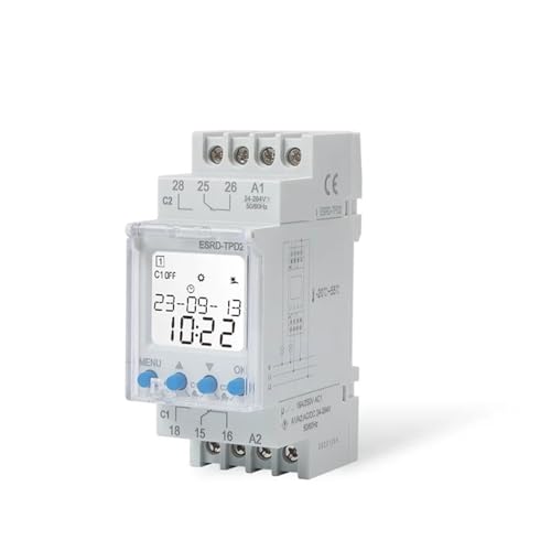 Digital Weekly Time Switch ESRD-TPD2 interrupteur horaire programmable 2 canaux - 5