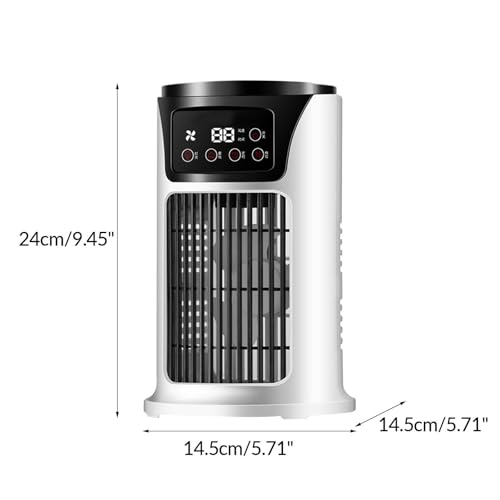Image of LICHTSPortable Air Conditioner USB Evaporative Air Cooler Fan for Home Office Desk|1 Portable Air Conditioner Personal Air Cooler|Home & Garden