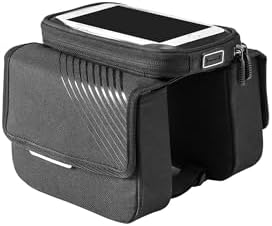 REVXON Bike Frame Bag for Scott Road Bikes – Rainproof & Shockproof Phone Pouch with Rain Cover, Bike Phone Mount, Universal Fit for MTB, Road & Commuter Bikes