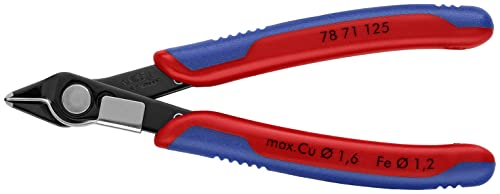 KNIPEX 7871125 KNIPEX Super Nipper 4.9 inches (125 mm) with Lead Catcher