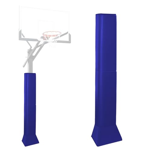 VANCL Pole Pad Square Outdoor Pole Padding Basketball Pole Pads Wrap Around Post Pading Base Padding Waterproof Goal Padding for Protection(Fit 4''x4'' Pole&Base-5 Feet Tall-Blue)