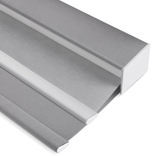 Zshine Day and Night Dual Layers Manual Safe Cordless Roller Blinds Shades Suitable for Home, Office, Hotel, Club, Restaurant, Cinema Windows (82133D)