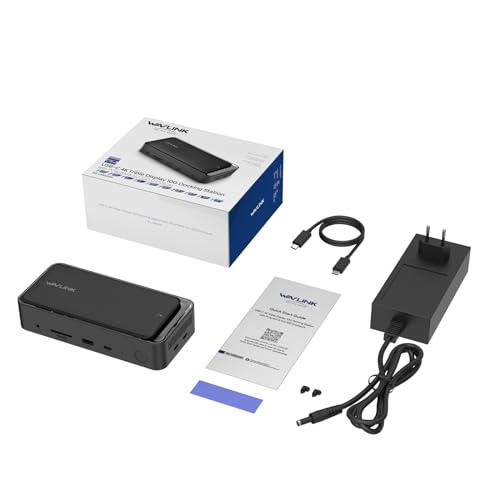 Triple Display Dock, Hub 13-In-1 di tipo C 10Gbps con alloggiamento SSD M.2 PCIe/SATA, supporto 100W PD, 4K@60Hz HDMI/DP, USB C/USB-A Gen 3.2/3.1, SD/TF, Gigabit RJ45 per Windows, Mac OS - Hub USB - Immagine 7