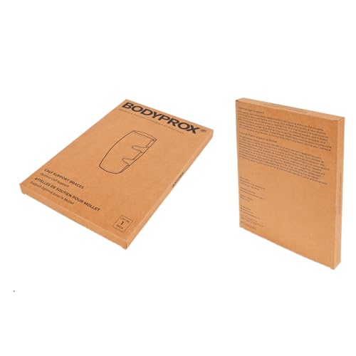 Bodyprox 1: Calf Support Brace 1 Pack, Adjustable Shin Splint Compression Sleeve