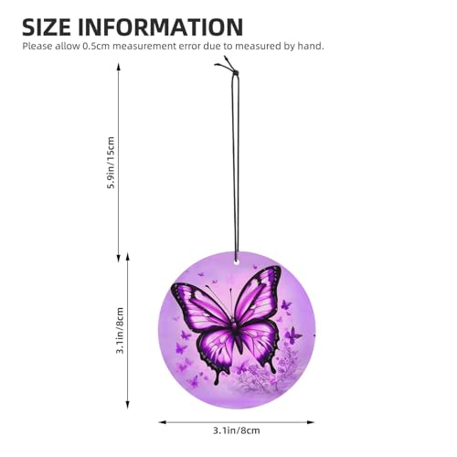 Hojas aromáticas Purple Butterfly para auto miniatura 4