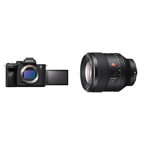 Sony Alpha 7 IV | Appareil Photo Hybride Expert Plein Format (33 Mégapixels, Mise au Point AF en Temps réel, Rafale à 10 Images/s, Vidéo 4K 60p, Écran orientable Tactile) + 85F14GM