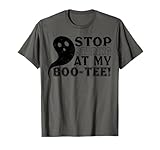 Camiseta Stop Staring At My Boo - Divertido Halloween Camiseta
