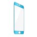 iPhone 6 Screen Protector,iPhone 6S Screen Protector, Ballistic Tempered Glass + Metal Frame to Full Coverage F-color™ Maximum Screen Protection from Bumps Drops Scrapes 0.3mm 9H 2.5D HD, Blue