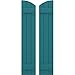 Ekena Millwork ARW101BE311X59ANH Americraft Three 2 Exterior Real Wood Joined Board-n-Batten Shutters w/Elliptical Top (Per Pair), 10 1/2"W x 59"H, Antigua