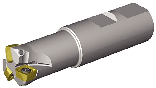 Image of WIDIA 6597757 Highfeed Mill VXF Inch End Mill 1.0000 Inch Dia, 0.0591 Inch Max Depth, 3.8560 inch Length, Weldon Shank Cylindrical Steel 3 Flutes VXF125Z03W100XD09