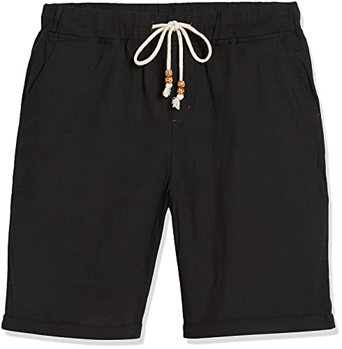 Amazon Essentials Men's Linen Casual Classic Fit Short, Black, X-Large #TOP4