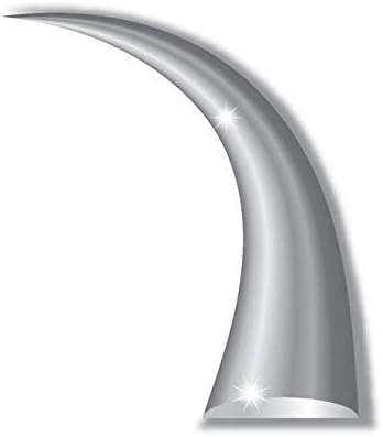 Miniatura 3 de Cowles Moldura universal de carrocerías, para todos los vehículos, fácil instalación, acabado cromado, 1 38 pulgada x 8 pies, protección UV, PVC