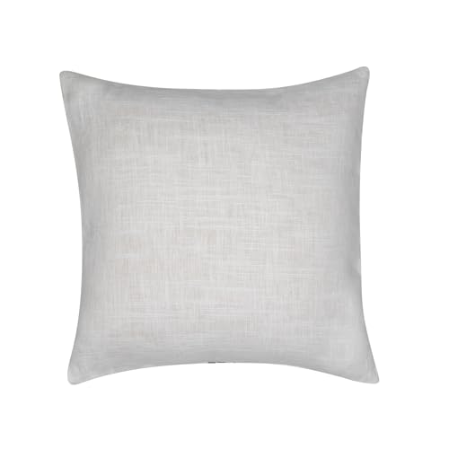 Image of Wakefit Designer Cushion Cover | 16x16 inch | Heavy Embroidery | Cotton Fabric on Both Sides | Pack of 1 | Morning Petal Grey