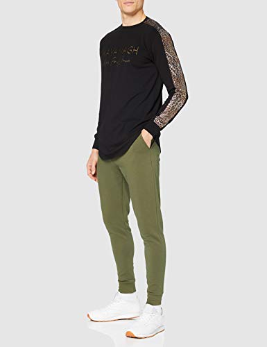 Gianni Kavanagh Army Green Core Joggers Tuta da