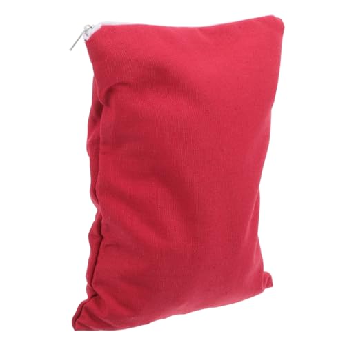 Coussin chauffant cervical au gros sel contre les douleurs de la nuque et du cou