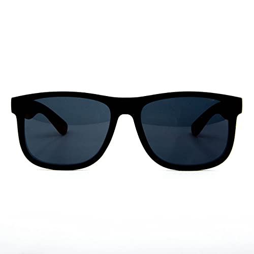 Óculos de Sol Luke Modelo Masculino Quadrado C/ Proteção Uv400 (Preto c/ Marrom)