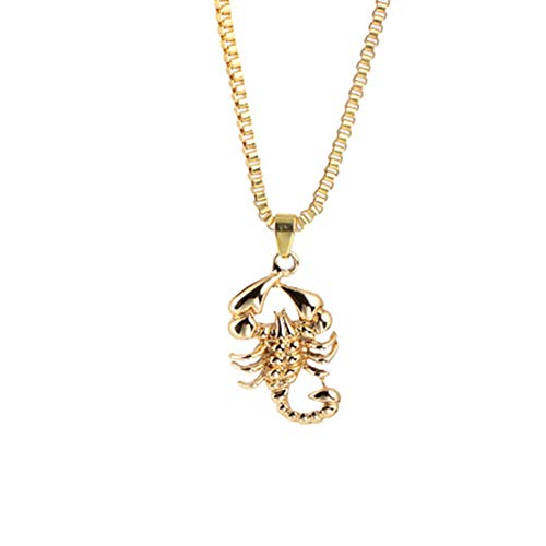 Jczr.y Scorpion Necklace Long Chain Gold Scorpion Pendant Necklace For Women Men Punk Rock Hip Hop Jewelry Scorpio Jewelry Gift #TOP24