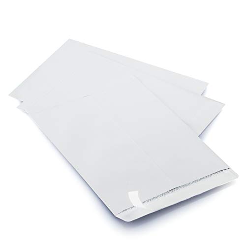 100 10 X 13 Self-Seal Security White Catalog Envelopes - 28Lb, 100 Count, Security Tinted, Ultra Strong Quick-Seal, 10X13 Inch (39100) #TOP3