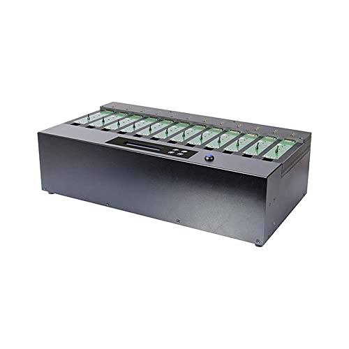 Image of Systor 1 to 11 PCIe M.2 NVMe /SATA Duplicator - 12GB /Min -SYSNVME-M2211 | Standalone PCIe M.2 NVMe /SATA duplicator to clone, erase and sanitize multiple M.2 NVMe /SATA SSDs with no computer required.