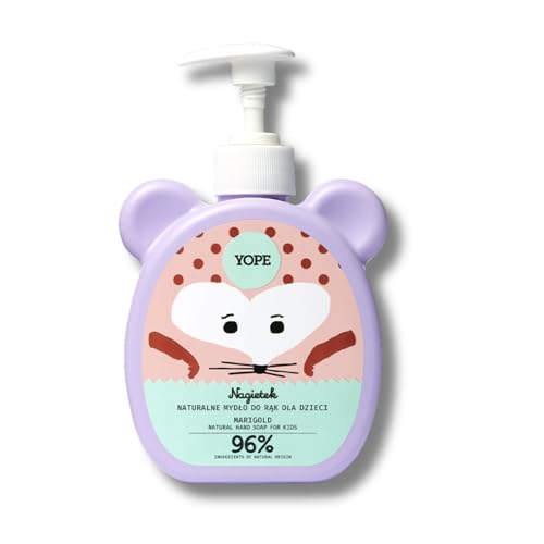 YOPE Calendula Natural Hand Wash for Children, Sweet Honey Scent, 400 ml