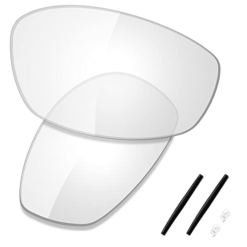 Image of SAUCER Premium Replacement Lenses & Rubber Kits for Oakley Whisker OO4141 | UV400 Protection, Anti-Scratch, Precise Fit