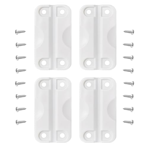 Cooler Hinges Replacement with Screws for Igloo Cooler 50165 Qt 4 Pack Cooler Hinge Replacement Parts Heavy Duty Plastic Cooler Hinges Kit