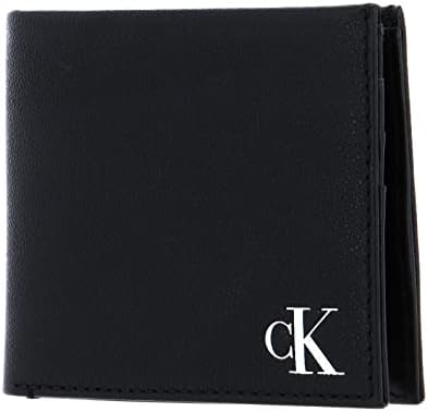 Calvin Klein Jeans Mono Argento Bifold W/Moneta, Accessori da Viaggio-Portafoglio bi-Fold Uomo, Nero, Taglia Unica Calvin Klein Jeans Mono Argento Bifold W/Moneta, Accessori da Viaggio-Portafoglio bi-Fold Uomo, Nero, Taglia Unica