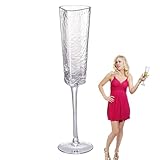 Poignée ergonomique : flûtes à champagne ont une poignée longue et fine qui tient confortablement dans votre main, offrant une prise facile et sûre pendant que vous savourez votre boisson. Avec une grande capacité, vous pourrez savourer chaque instant sans avoir à recharger fréquemment.