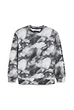 C&A Kinder Jungen Sweatshirt Bedruckt Baumwolle weiß / grau 146-152