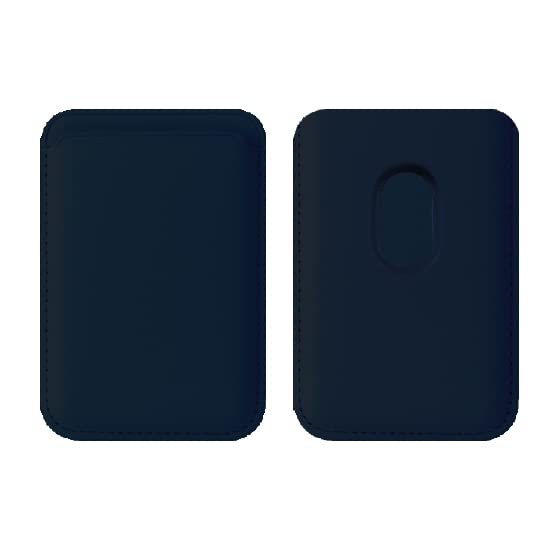 Tykee™ Magsafe Wallet for iPhone 12,13,14,15 - Mini, Plus, Pro, Max - RFID Block Leather Card Holder-Midnight Blue