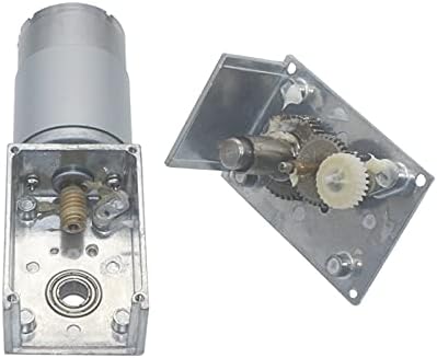 5840-555 Permanent Magnet DC Worm Gear Motor For Remote Control Curtain Machines, Billboards, Smart Devices - (Speed(RPM): 80, Voltage(V): 12V)