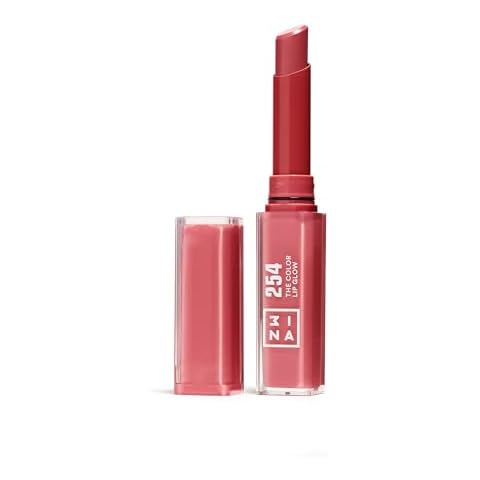 3INA MAKEUP Colour Lip Glow 254 - Dark Pink Nude Balm Cover