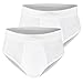 Produktbild Götzburg Herren Slips Feinripp | 2er Pack (DE/NL/SE/PL, Alphanumerisch, XXL, Regular, Regular, Weiß (Weiss 1))