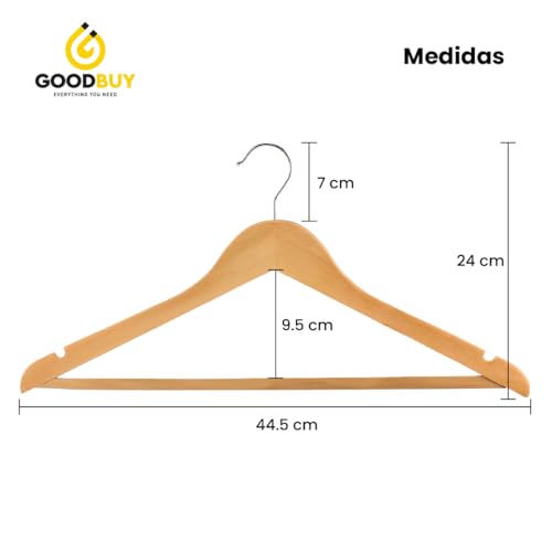 Opiniones y reviews de Ganchos de Madera para Ropa los 10 mejores. 26 Imagen adicional