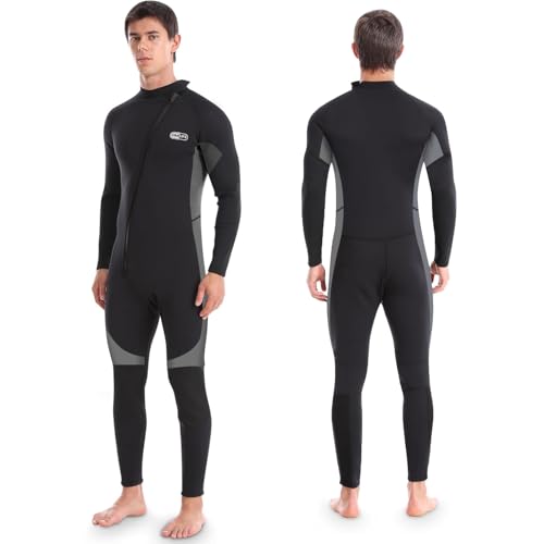 Trajes de Neopreno para Hombre, Traje de Buceo de Cuerpo Completo, Traje Neopreno Hombre de 3mm, para Snorkel natación Surf