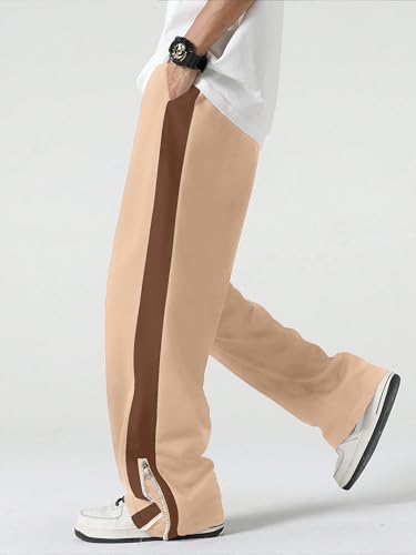 Image of Jump Cuts||Loose Fit Track Pants for Men||Lycra Blend Baggy Pants||Mens Stylish Baggy Track Pant