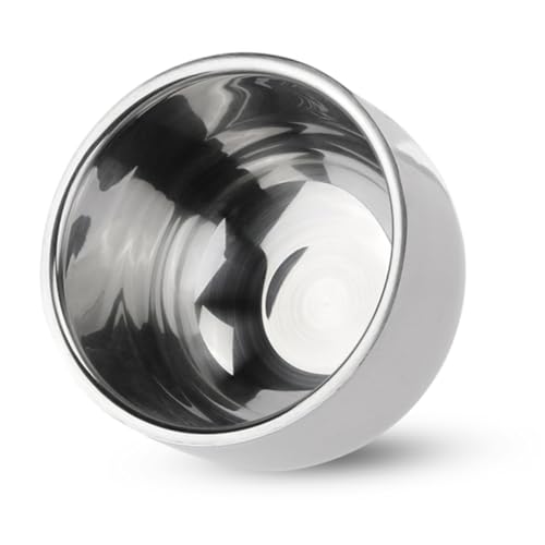Baluue Stainless Steel Shaving Bowl Bubbling Cup for Shaving Soap Men's Care Kit Razor Bowl Accessory