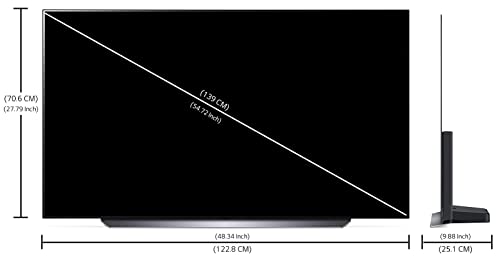 Image of LG 139 cm (55 inches) 4K Ultra HD Smart OLED TV 55C1PTZ (Dark Steel Silver) (OLED55C1PTZ)