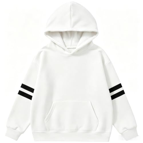 Ayolanni teen girl hoodie Hoodies for Teen Girls Cute Trendy Hooded Sweatshirt Youth Kids Clothes White - image 5