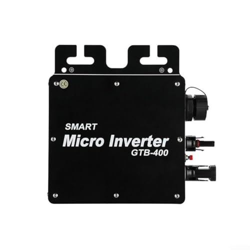 Hasaller Inversores solares 400W Inversor de lazo de red de energía solar onda sinusoidal pura WiFi inteligente M-PPT Seguimiento de aleación de aluminio Inversor Mi-cro con AppMonitorin para